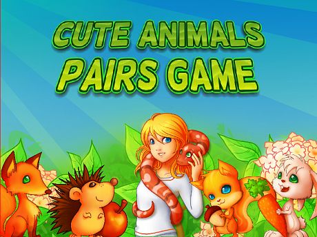 Cute Animals Pairs Game